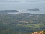 Bar Harbor Maine from Cadillac Mountain