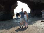 Val and Andy at Lovers arch hopewell rocks